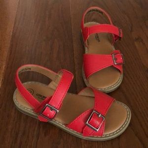 Toddler Girls Red Sandals